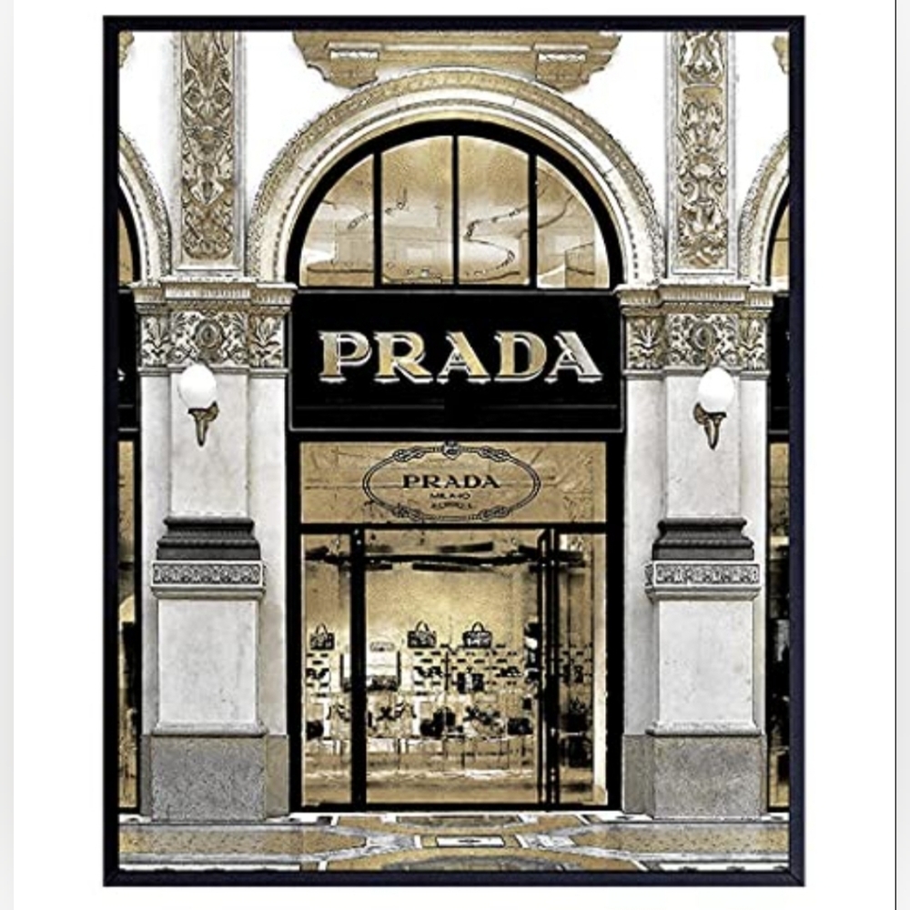 Prada 8 1/2"x11" Framed Wall Art
